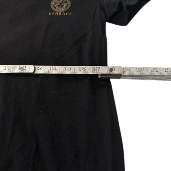 VERSACE T-Shirt (M [5], Black, Cotton) - Picture 3 of 4